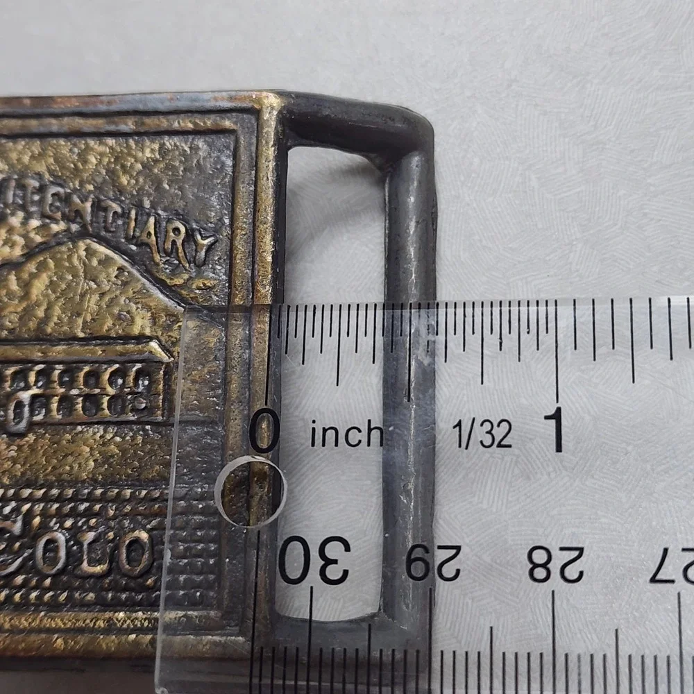 Vintage Colorado State Penitentiary Canon City, Colorado Belt Buckle